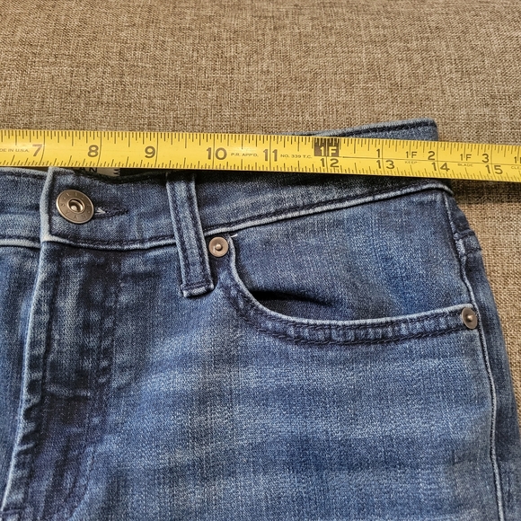 LILA RYAN Cortland Distressed Crop Mid Rise Jeans Size 27 - Picture 7 of 13
